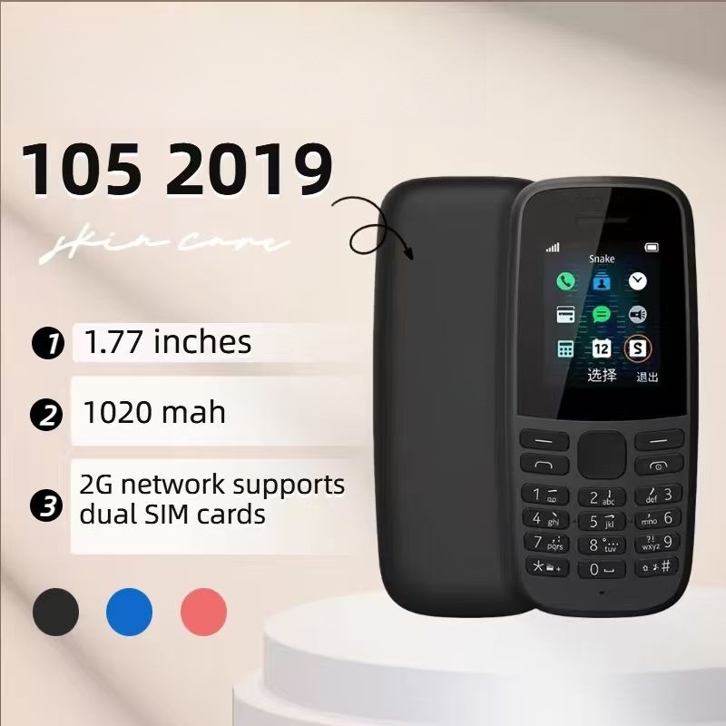 105 2019 Elderly mobile phone function machine GSM 2G button machine straight machine ราคา 721 บาท*ส่งฟรี