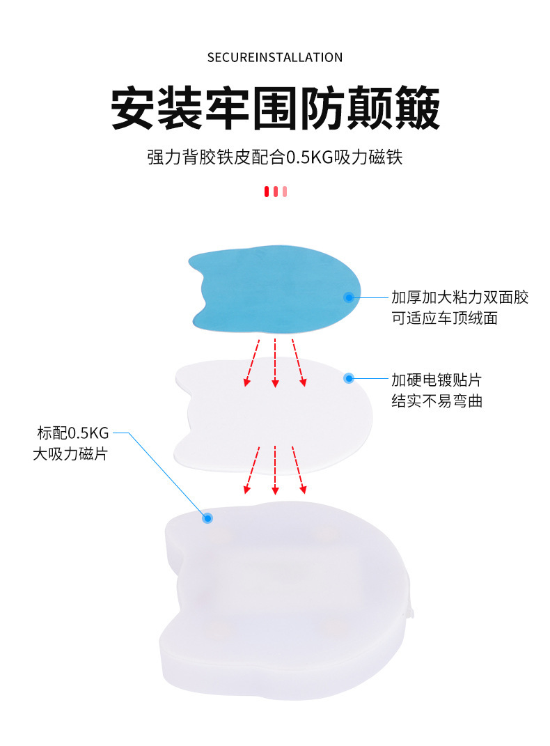 Car Interior LED Light Atmosphere Trunk Roof Lamp