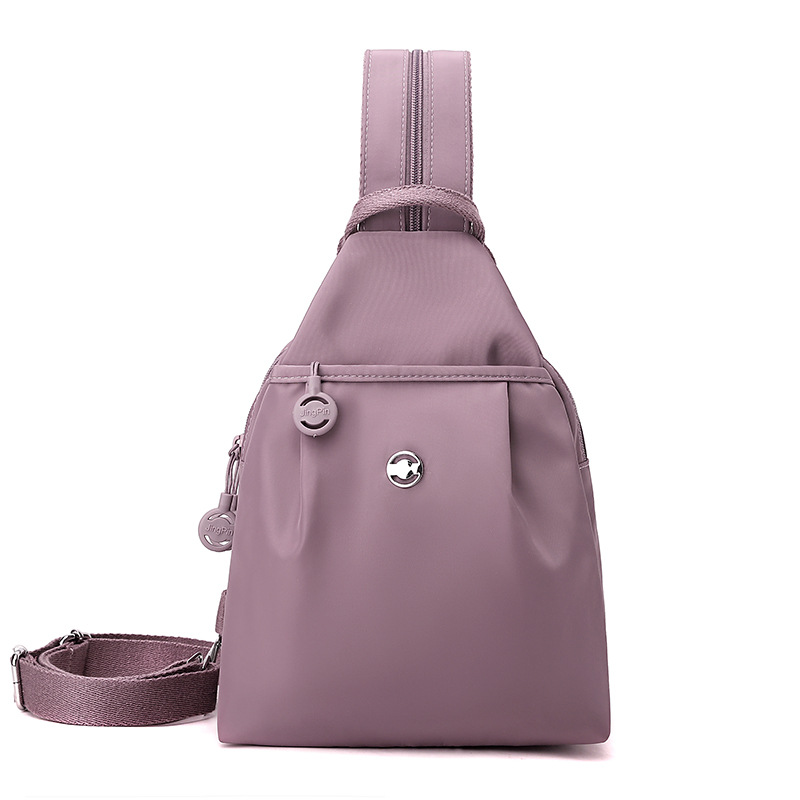 Small Backpack 2026 New Arrival Simple Versatile Anti-Theft Women's Chest Bag Fashion Oxford Cloth Casual Mini Backpack - Thumbnail 6