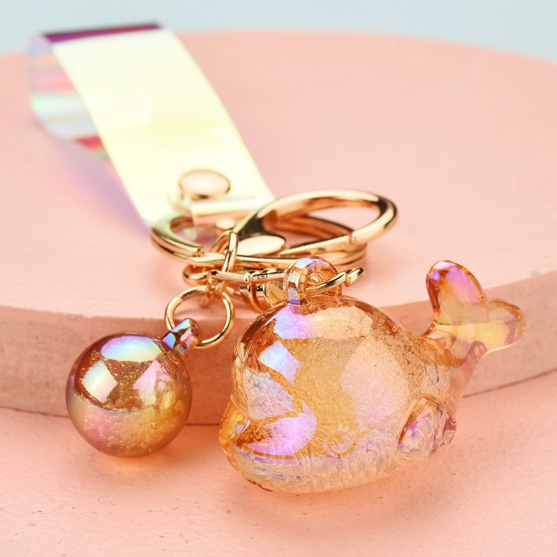 Cartoon cute acrylic keychain, слот-машина, кукла, дельфин, оптовая продажа