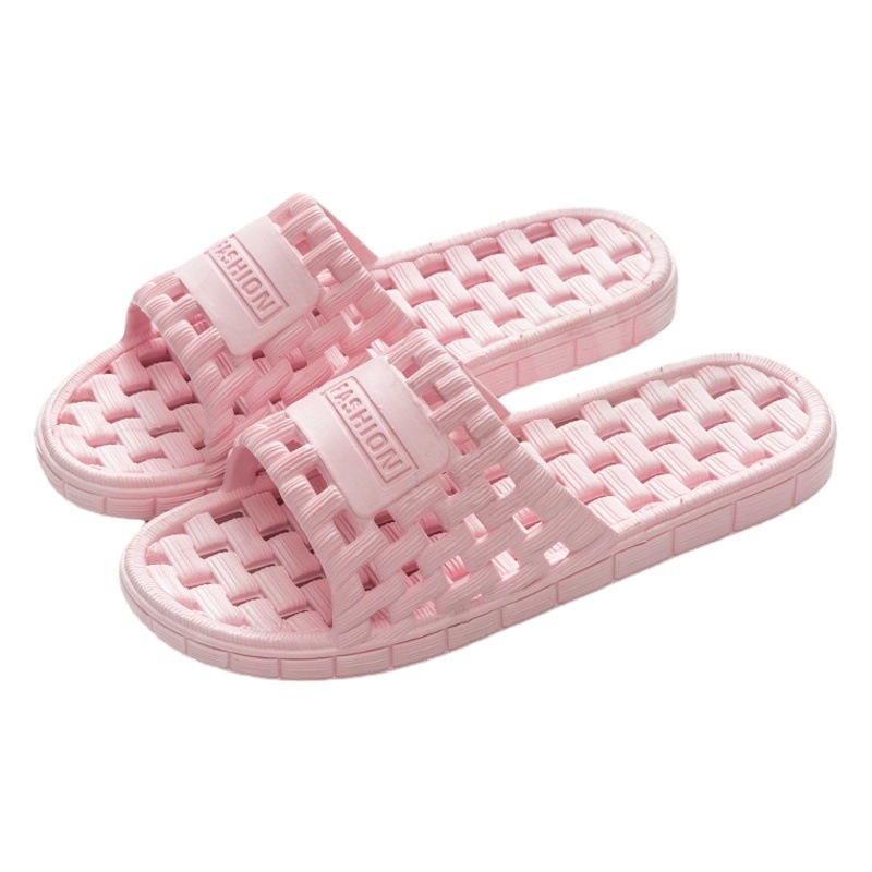Bathroom slippers women and men wholesale non-slip thick-soled soft bottom explosions leaking shoes toilet bathroom hotel draining bathhouse