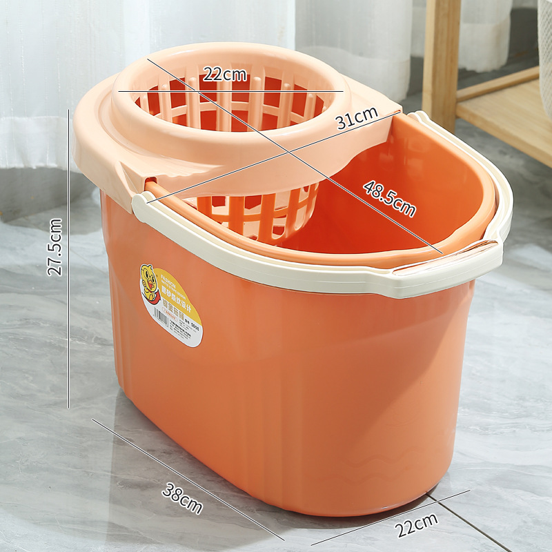 만화 밝은 오렌지색(둥근 머리 걸레에 적합)
