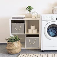 Чехол, коробка для хранения, корзина для хранения, ручка для учеников начальной школы, (-border торговля), хлопок и лен, для студентов