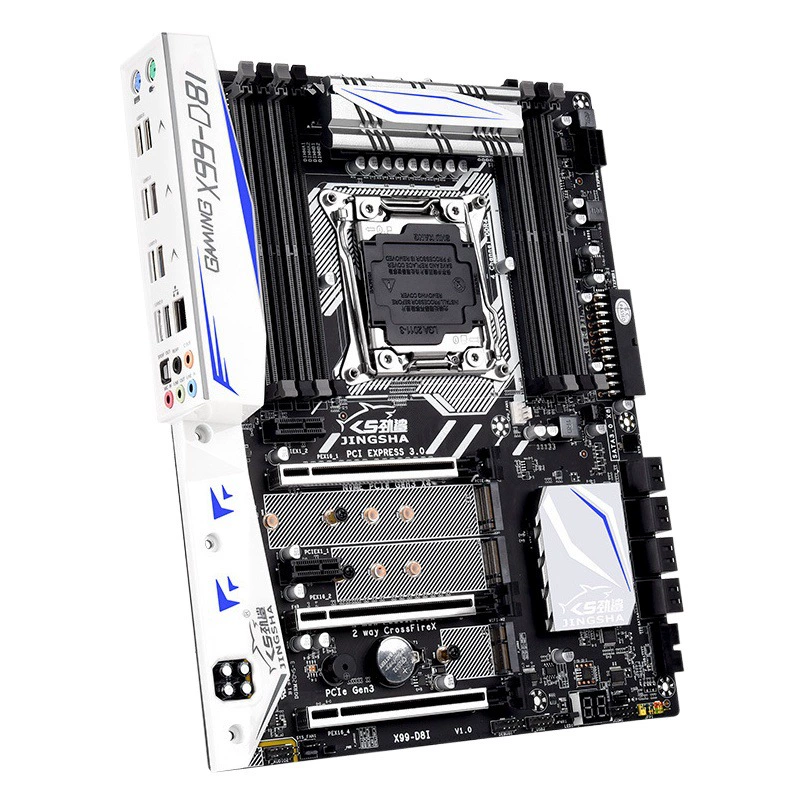 Kingshark x99-D8I компьютерная материнская игра Офисный настольный компьютер с поддержкой памяти DDR4 LGA2011-3 V3V4