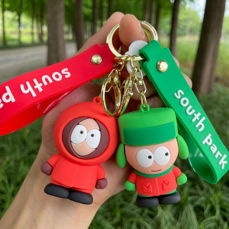 Cross-Border American Band South Park Keychain South Park Doll Couple Bag Pendant Small Gift Wholesale Cross-Border American Band South Park Keychain South Park Doll Couple Bag Pendant Small Gift Wholesale