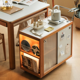 Nordic Sideboard Coffee Table Trolley Locker Japanese Tea Table Balcony Mobile Middle Ancient Sofa Side Cabinet