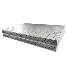 铸铁二维三维柔性焊接平台万能多孔定位平板机器人工作台工装夹具