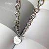 Small design necklace, brand advanced chain, accessory, sweater, trend of season, high-quality style