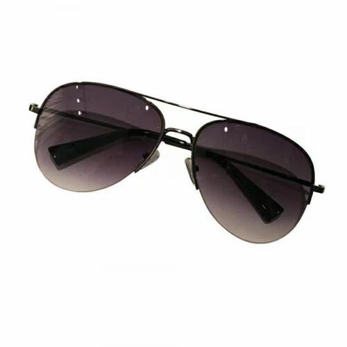 Sunglasses with a large frame, half-rim, unisex cool punk style frog glasses, gradient color sunglasses for women, sunshade and sun protection goggles