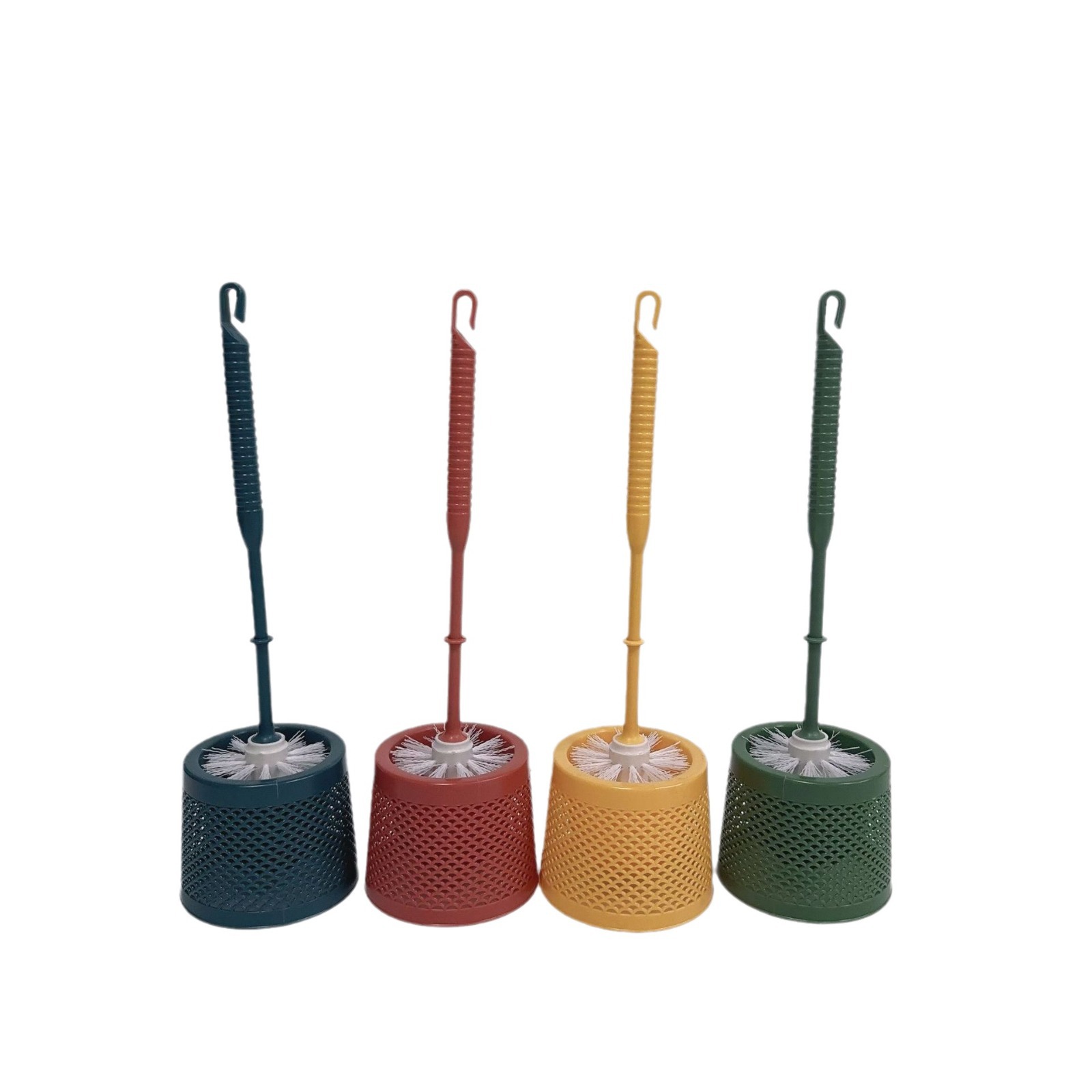 Escobilla para Inodoro de Plástico, Mango Largo y Cerdas Rígidas, para Baño