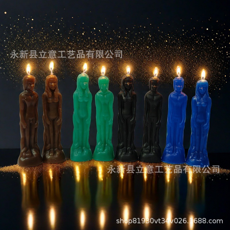 泰国手工礼品蜡烛工艺品转香薰运手工人形蜡烛通款式齐全混批运