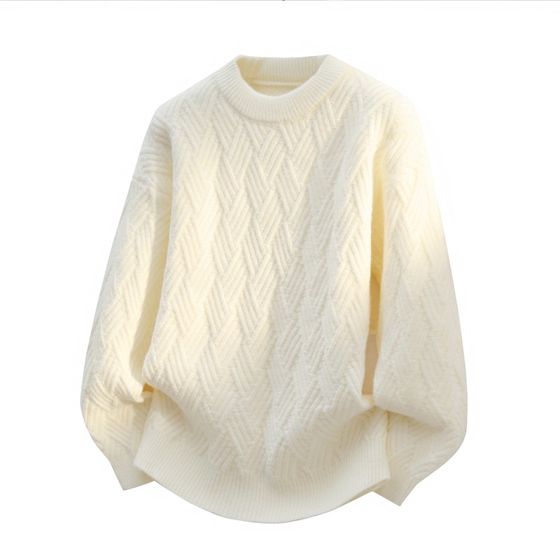 MY5233P50暴风眼2026秋季青少年运动圆领宽松针织套头衫长袖毛衣，男装针织衫/毛衣，星座614