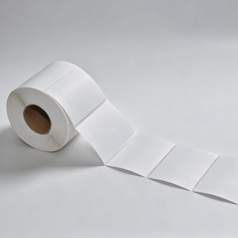 Papel de etiqueta térmica eyoubao de tres pruebas 100x100*150 etiqueta adhesiva en blanco código de barras Precio de supermercado papel de Escala electrónica
