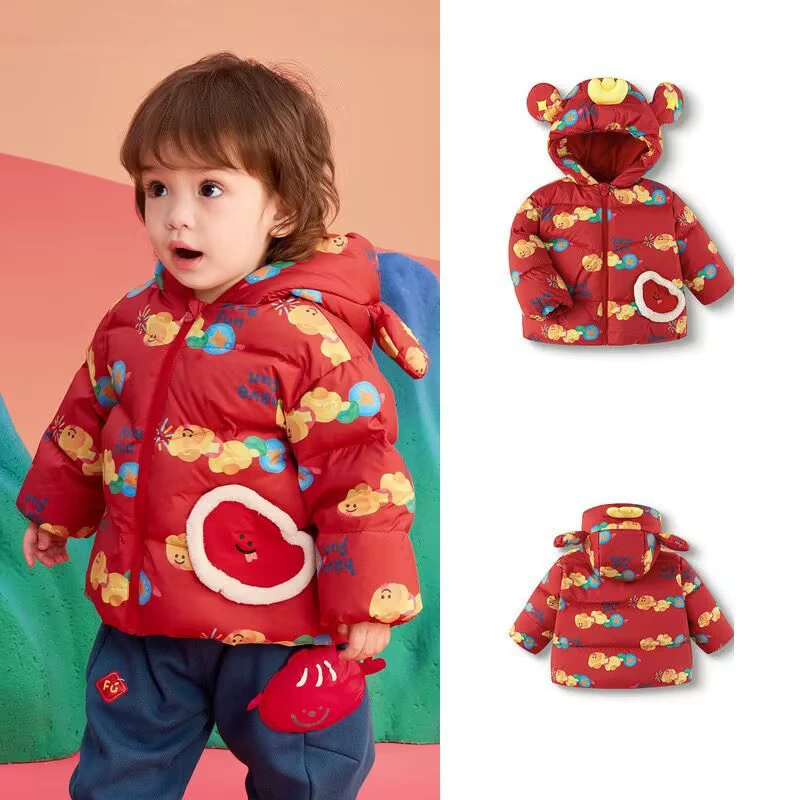Оптовая детская одежда 2025 детские пуховики осень-зима новые мужчины и женщины