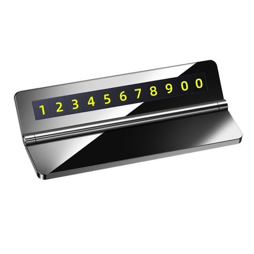 Car temporary parking number plate vehicle accessories relocation phone holder parking sign number navigation phone stand