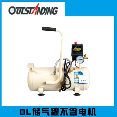 Inflatable Oil-free Silent 220V Woodworking, Hava kompressorları - 8l-gas-tank