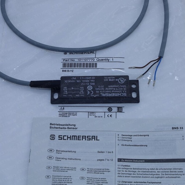 品质有保障SCHMERSAL施迈赛限位开关BNS33-11Z