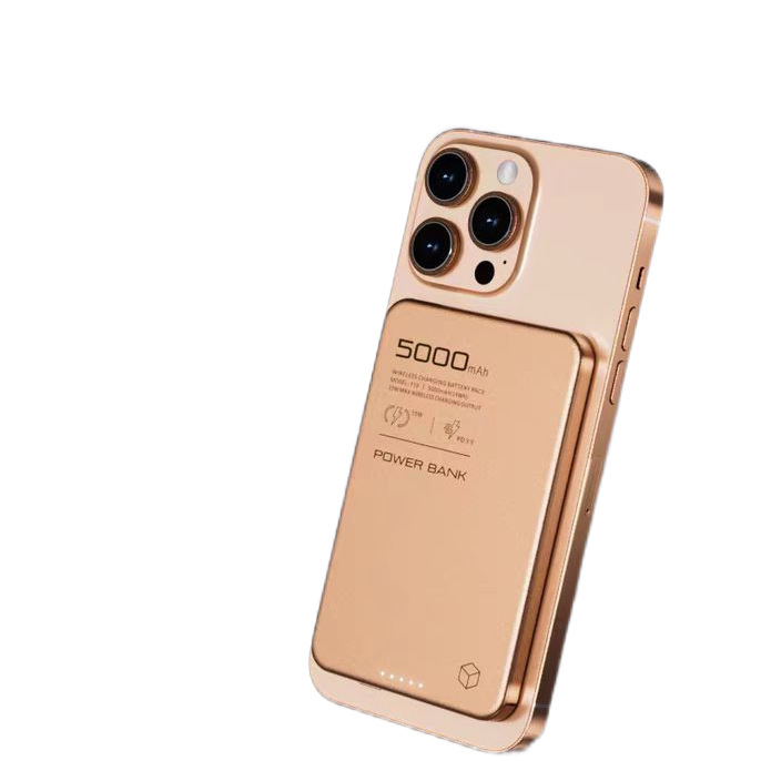 3C 新しいプライベートモデルワイヤレス磁気パワーバンク合金素材 5000 mAh Apple 15/16PD 高速充電に適しています|undefined