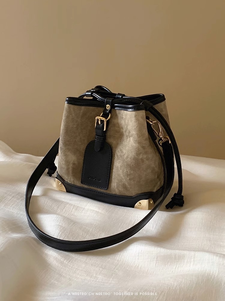 Nanfeng Chio2nd Ölgemälde Pavilion Bucket Bag Damen 2024 Neuer Stil High-End Western Style Single Shoulder Crossbody Bag_voghion.com