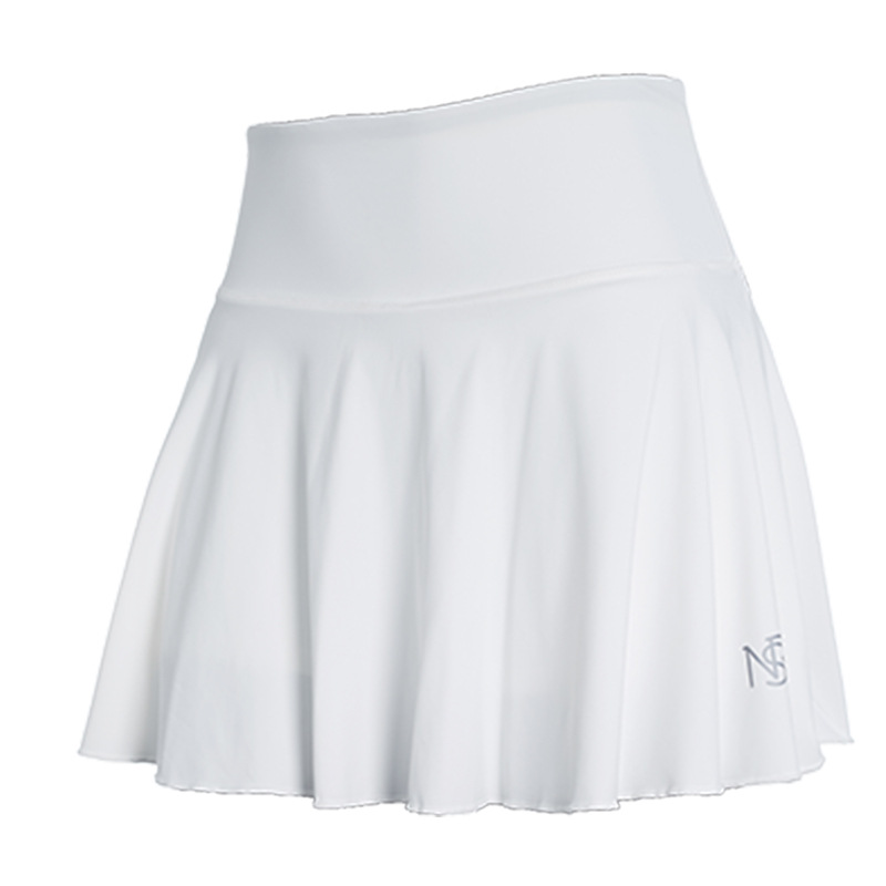 Anti-exposición falsa falda deportiva de dos piezas de verano de las mujeres nueva falda de yoga transpirable de alta elasticidad falda de Bádminton