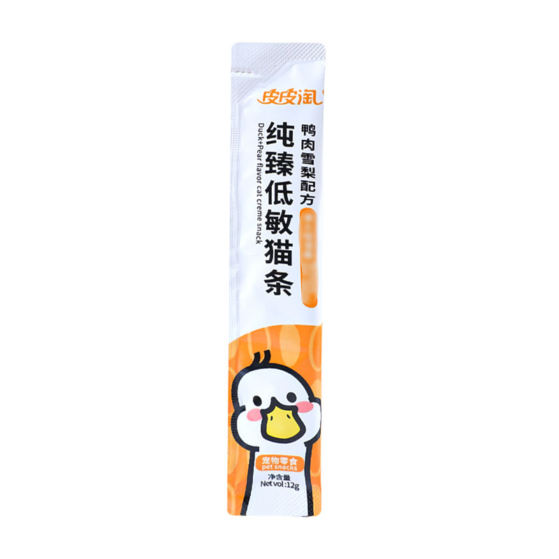 Duck with snow pear