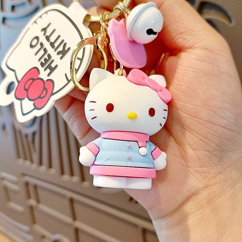 サンリオの着せ替え日記アニメのキーホルダーがかわいいkt猫の公の子のカバンのストラップの女の子のアクセサリー|undefined