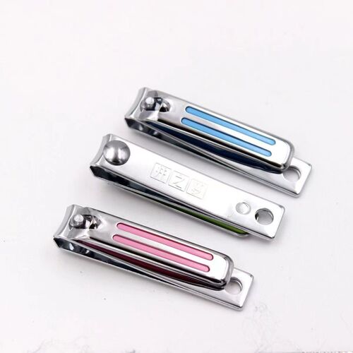 Jingzhimeng 625R nail clipper small and medium size nail clipper stainless steel nail clipper flat mouth color stall 2 yuan store goods