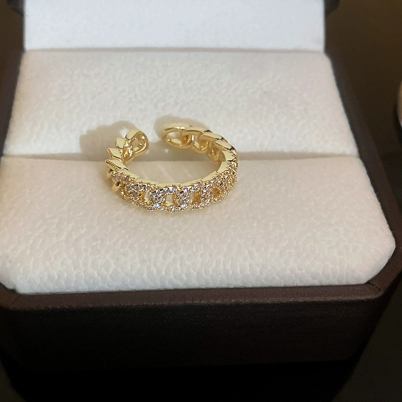 П fashionable ring with zircon?