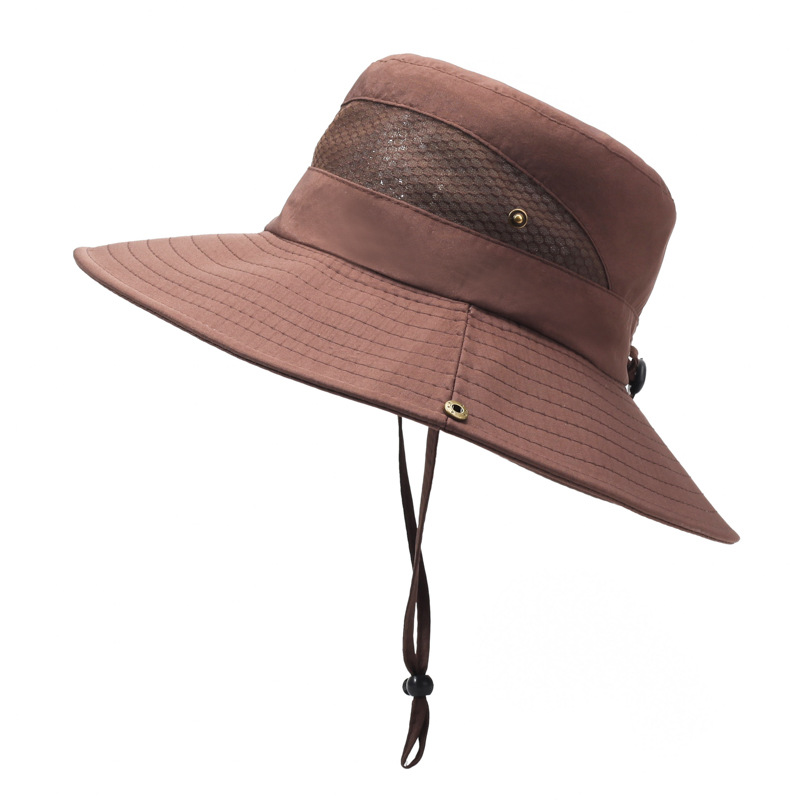 Vintage Sun Hat Outdoor Protection For Men, Sun Outdoor Hiking Sun-blocking Breathable Fishing Hat, New Men's Fisherman Hat_voghion.com