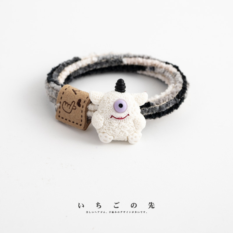 创意头绳2025新款高端橡皮筋扎头发成人好看秋冬发圈小众皮标发绳|undefined