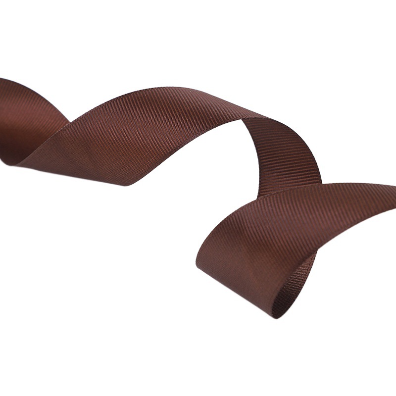 Suministro directo de fábrica cinta roscada cinta marrón caja de regalo embalaje bolso cinta accesorios de ropa cinta al por mayor