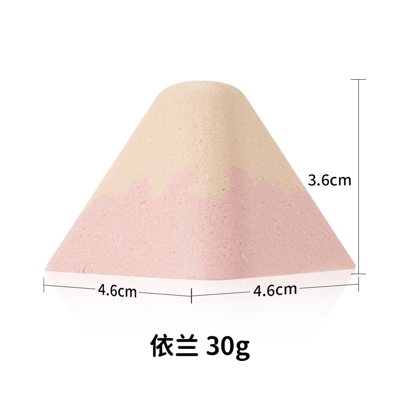 クロスボーダー30gバス塩球卸売り角質足浴丸暖足マッサージ店専用の小さな火山泡足球カスタム|undefined