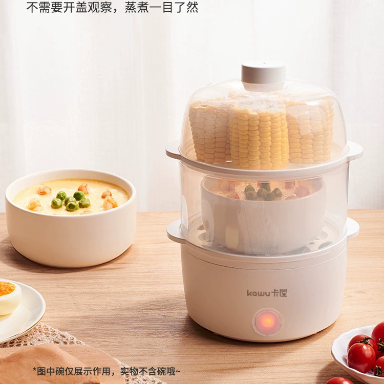 Двухслойная яйцеварка Card House может готовить куриный пирог на пару, мини-бытовая PA-613