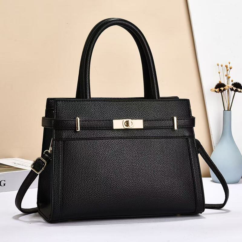 Large Bag for Women 2025 New Retro Fashion Kelly Bag Design Foreign Trade Shoulder Crossbody Bag for Women