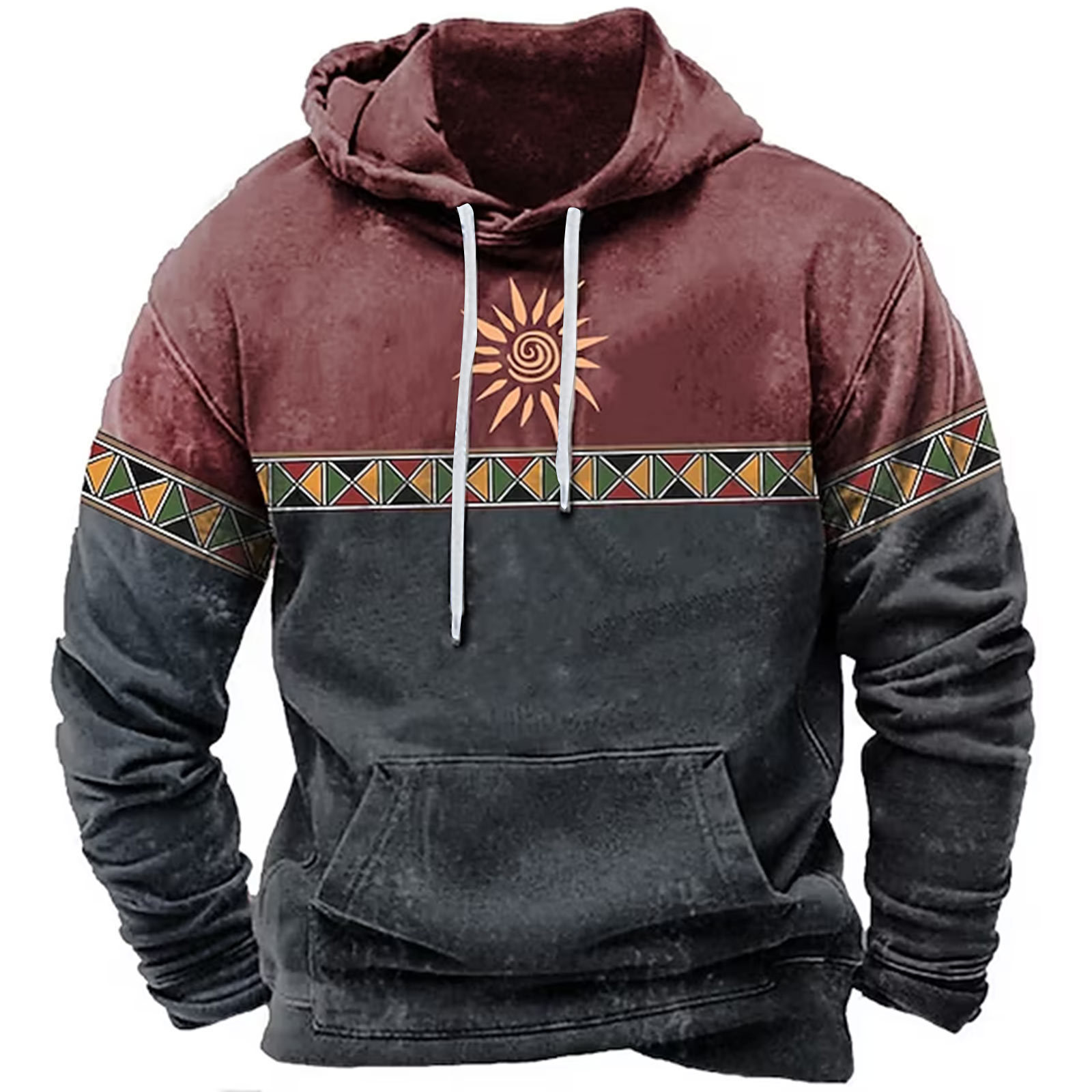 Men's Oversized 3d Printed Hip Hop Hoodie For Men Plus Size_voghion.com