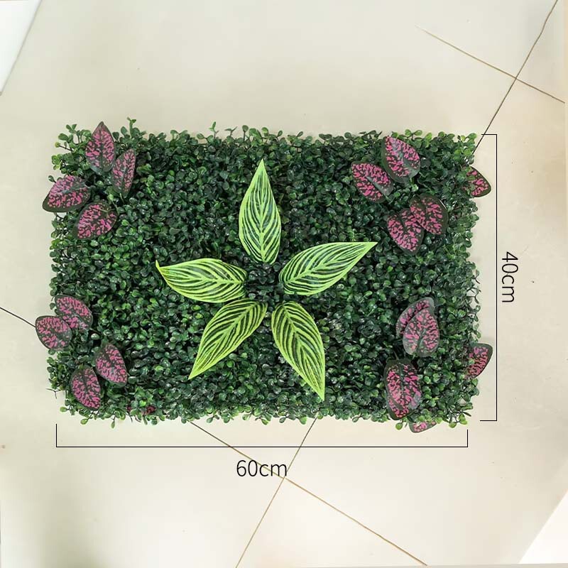 模擬植物壁造園装飾人工芝ミラノ造花壁イメージ壁ブロック背景模擬緑植物壁|undefined