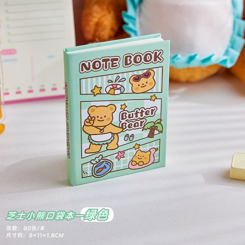 Sweetheart Baby Pocket Cuaderno portátil Pony rosa Cuaderno portátil Estudiante portátil A7 Libro de palabras Libro pequeño