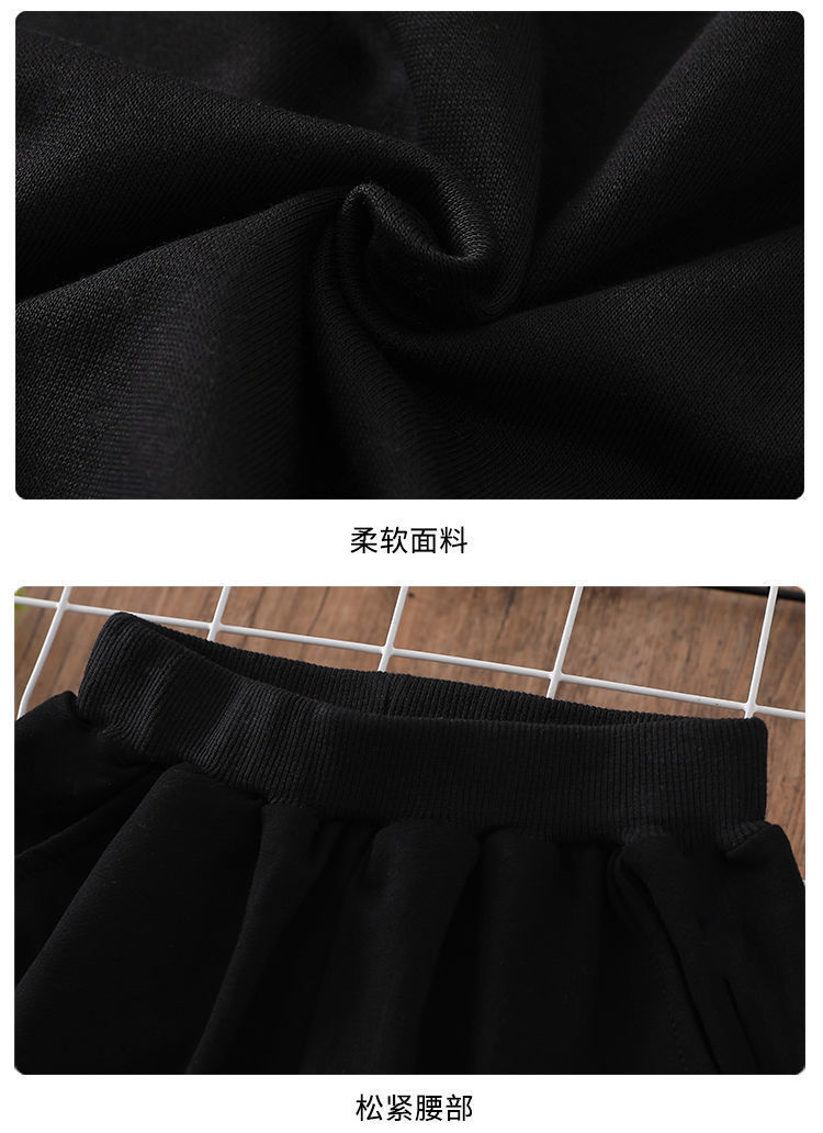 The new trendy and stylish two-piece Korean-style sporty sweatshirt set for men and boys in autumn and winter pic 8
