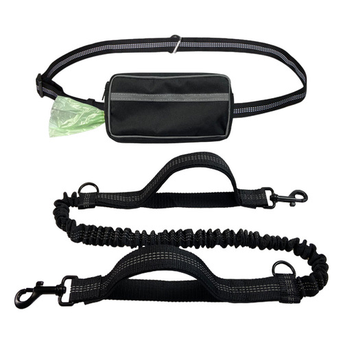 Amazon Dog Walking Rope Pet Sports Running Rope Waist Bag Set Retractable Pet Leash Wholesale