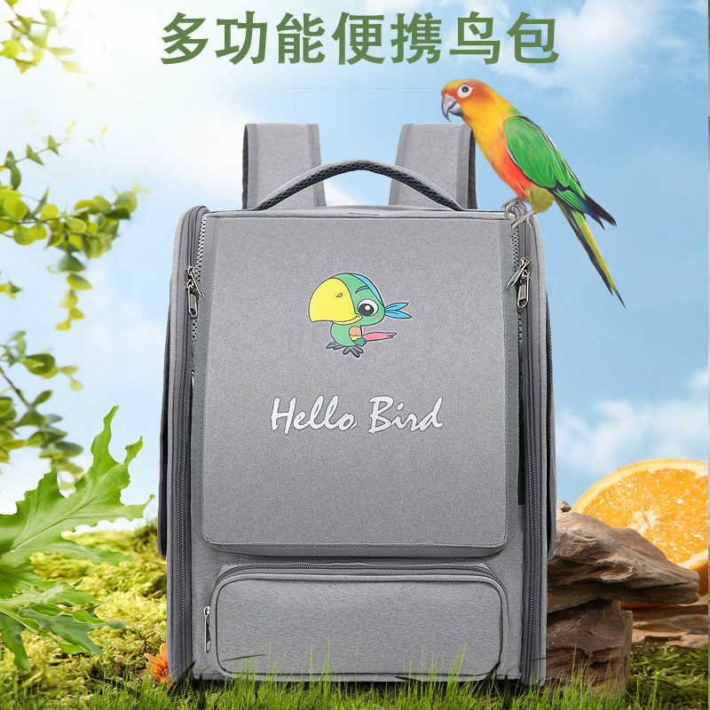 Hello Bird, Xuanfeng, bolsa de pájaro, bolsa de piel de tigre, bolsa de papagaio solar, mochila transpirable.