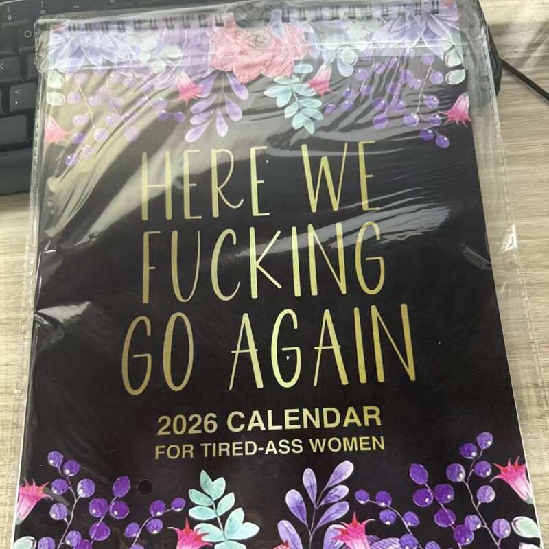クロスボーダー HERE WE FUCKING GO AGAIN 2026 CALENDAR もう一度カレンダー|undefined