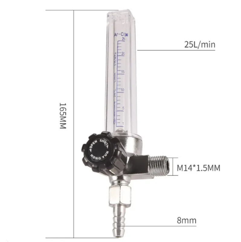 氩气流量管180度二氧化碳流量计Ar单管流量计CO2双管流量计