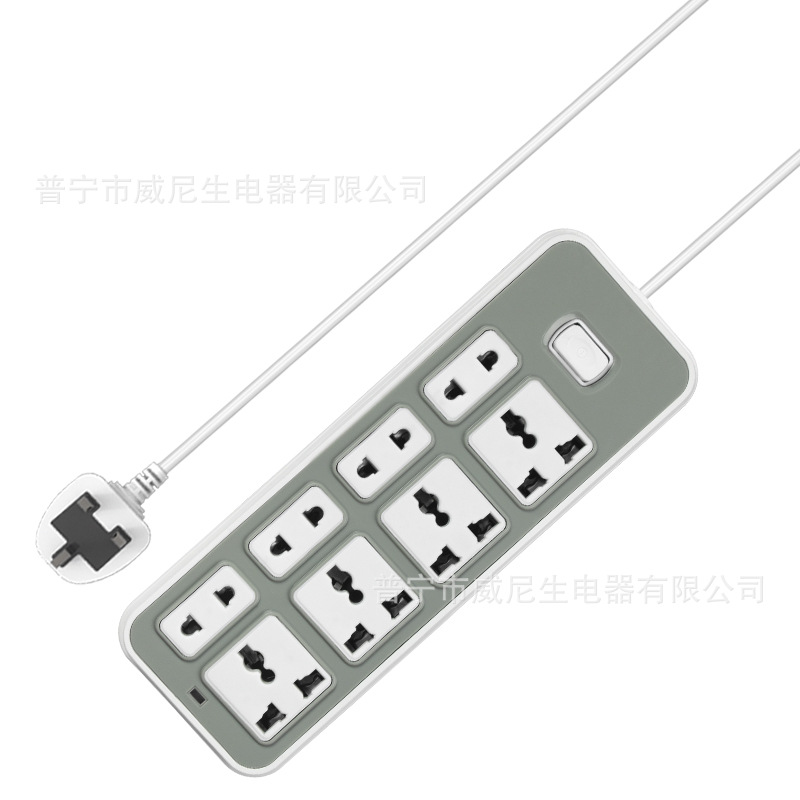 多功能跨境专供插板排插热销万能国际通用孔多孔位接线板外贸插座