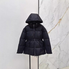 p家24秋冬新款时髦精必入收腰中长款棉服 收腰面包服外套