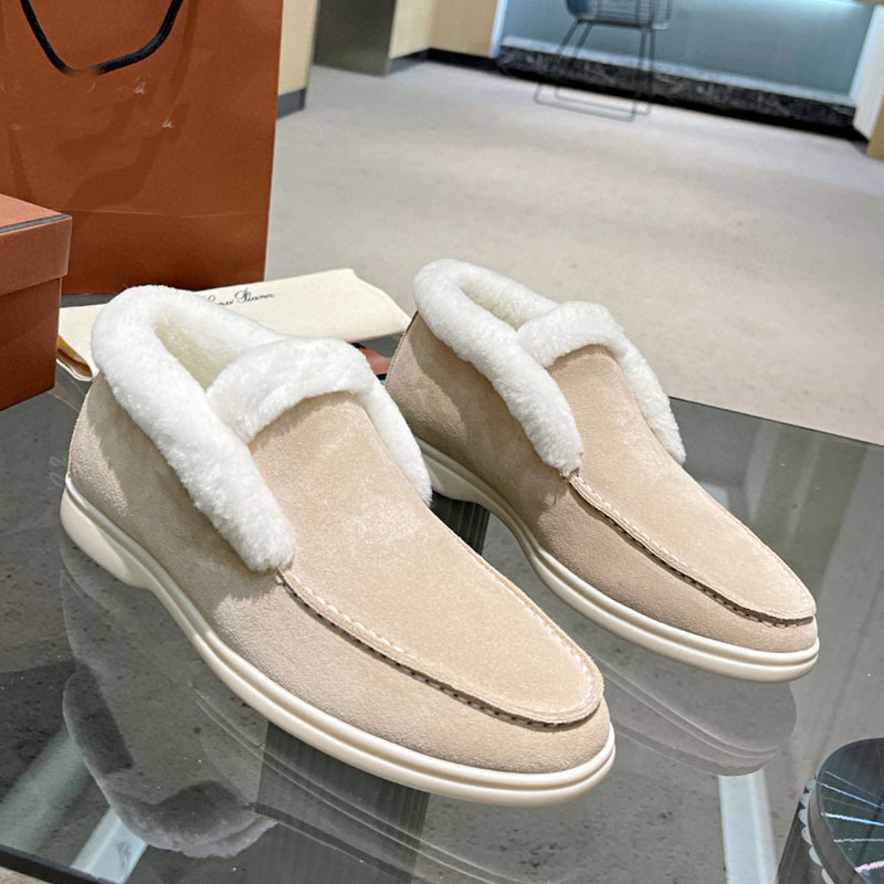 Foreign Trade Winter New Wool Snow For Women Genuine Leather Short With Fleece Lining Cro-Border Men' Large Size_voghion.com