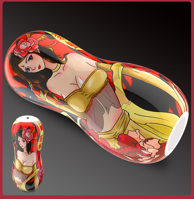 Jiuai Manual Airplane Cup Male Masturbator in TPE with Chinese-Style Design — detail image 32
