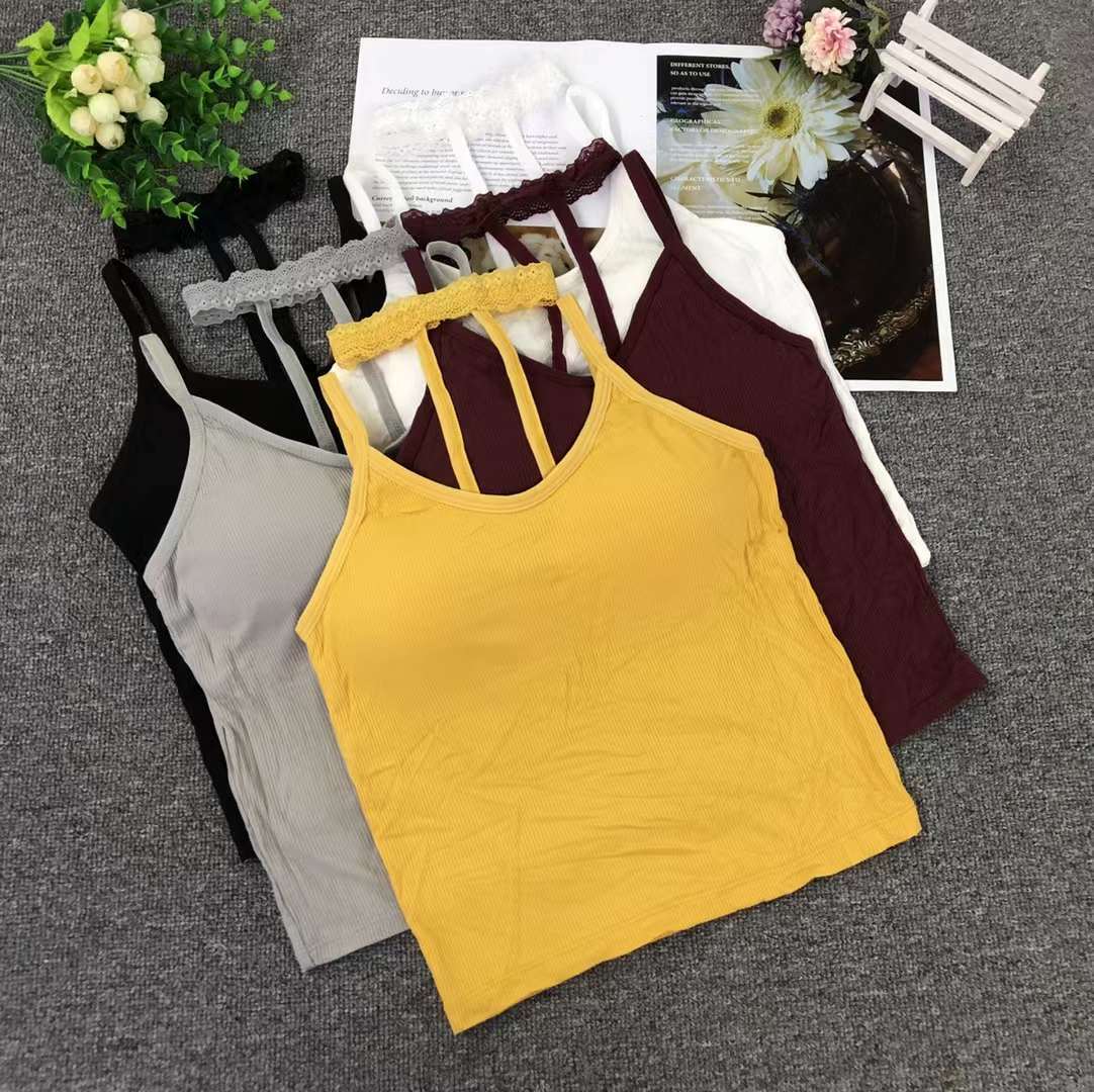 Nueva inconsútil alto elástico belleza de alta calidad las mujeres chaleco inalámbrico yoga sujetador ropa interior deportiva al por mayor