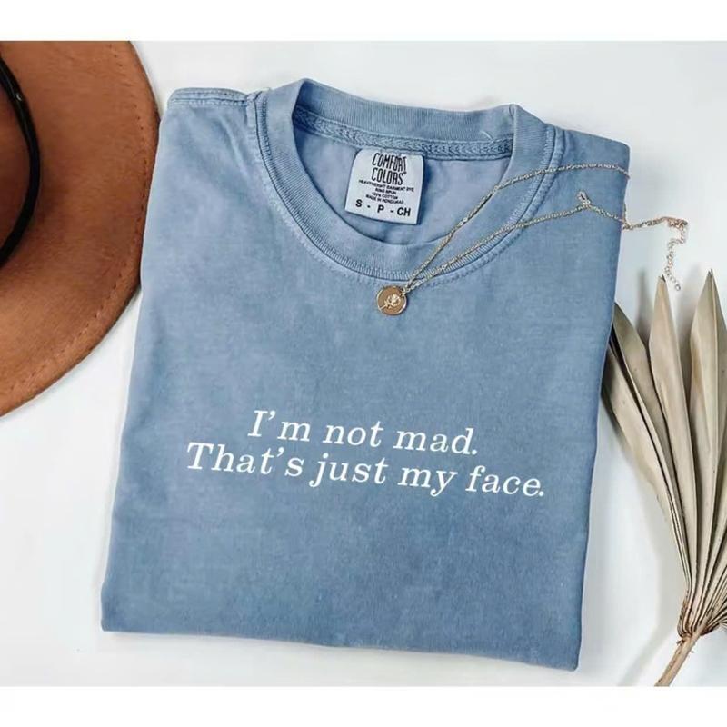 V 14467 Washed Retro Cotton T-Shirt Vintage Cotton T-Shirt