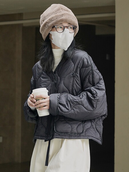 Winter Japanese design down jacket