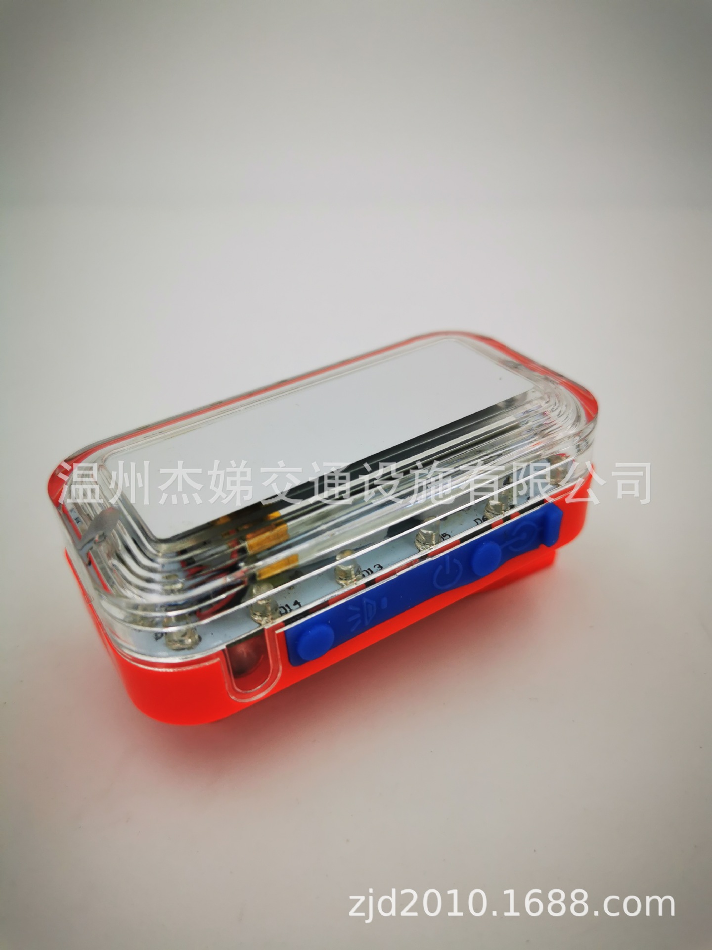 带口哨 充电LED肩灯红蓝爆闪肩灯 肩夹式警示肩灯 交通巡逻灯